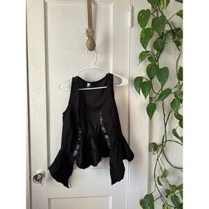 Women’s size small party city brand black vest